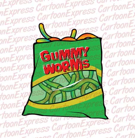 gummy worms candy